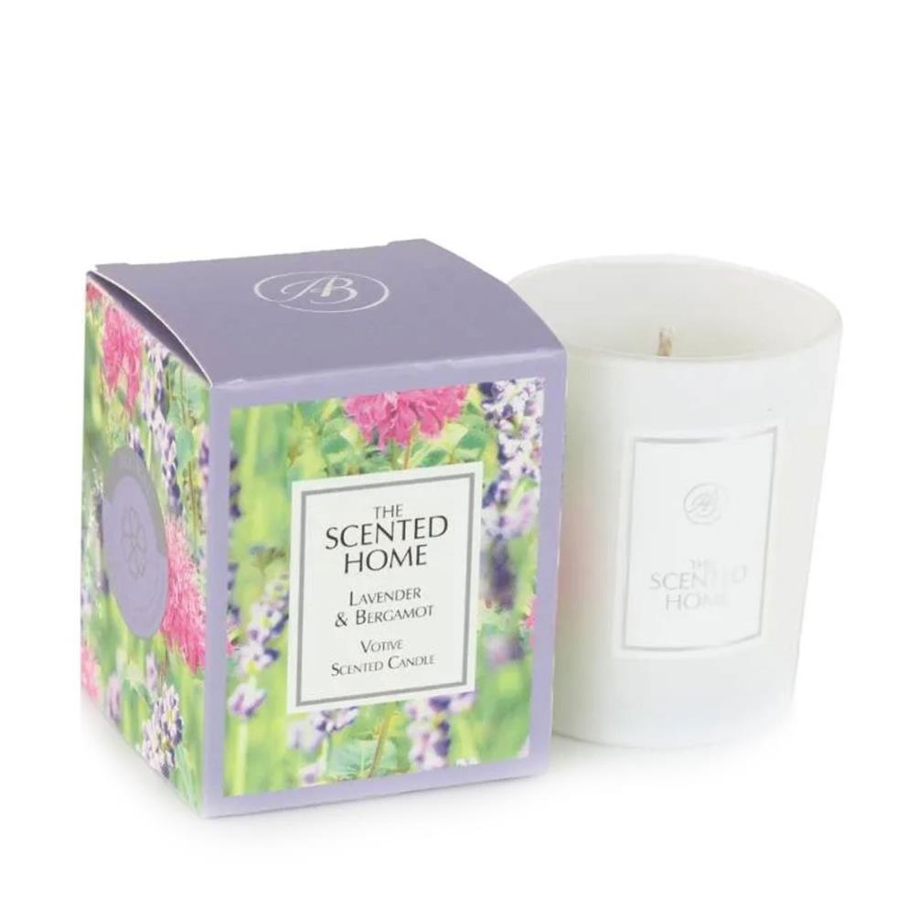 Ashleigh & Burwood Lavender & Bergamot Scented Home Filled Votive £5.84